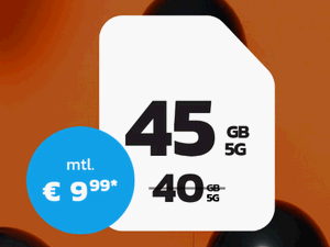 simyo L mit 45 GB Datenvolumen für 9,99 € im Monat