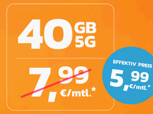 simyo M mit 48 € Cashback für 5,99 € simyo M mit 48 € Cashback für 5,99 €