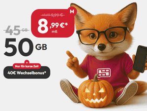 sparSIM Halloween-Aktion (50 GB) sparSIM Halloween-Aktion (50 GB)