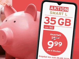 Zum Beitrag: Tchibo MOBIL Aktionstarif: 35 GB Allnet-Flat für 9,99 € (28 Tage) – vom 28.4.2025 bis 25.5.2025
