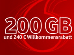 Zum Beitrag: Vodafone mit 200 GB Datenvolumen für GigaMobil M und GigaMobil M Young