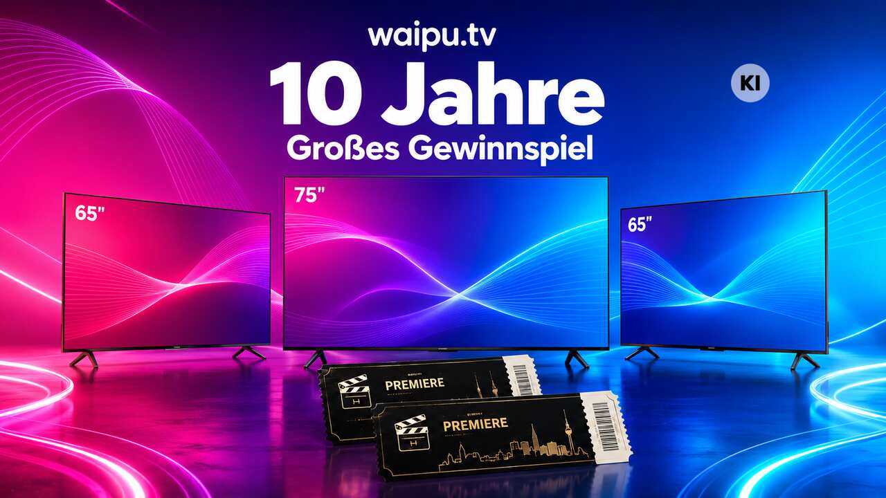 waipu.tv feiert 10. Geburtstag mit großem Gewinnspiel